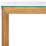 SAFAVIEH Couture Benecarlo Glass Top Console Table - 55Wx15Dx29H