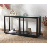 SAFAVIEH Couture Benecarlo Glass Top Console Table - 55Wx15Dx29H