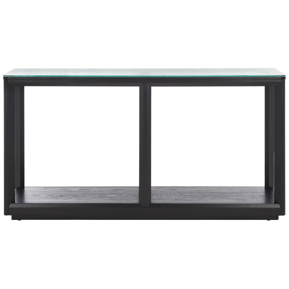 SAFAVIEH Couture Benecarlo Glass Top Console Table - 55Wx15Dx29H