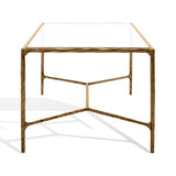 SAFAVIEH Couture Beril Rectangle Metal Coffee Table - 40 In. W x 22 In. D x 18 In. H - 40Wx22Dx18H