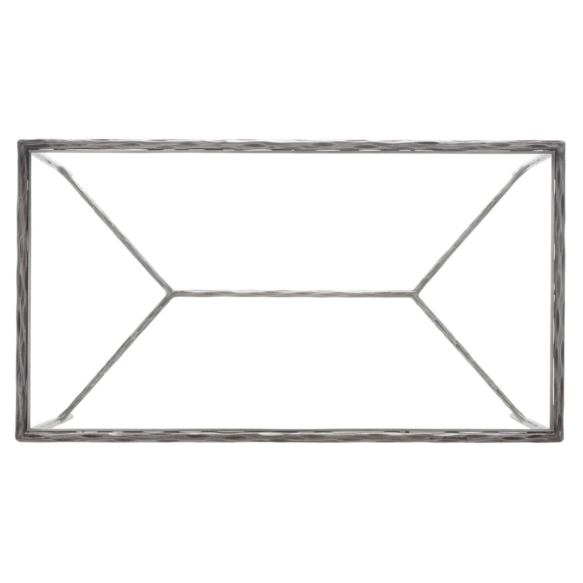 SAFAVIEH Couture Beril Rectangle Metal Coffee Table - 40 In. W x 22 In. D x 18 In. H - 40Wx22Dx18H