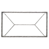 SAFAVIEH Couture Beril Rectangle Metal Coffee Table - 40 In. W x 22 In. D x 18 In. H - 40Wx22Dx18H