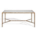 SAFAVIEH Couture Beril Rectangle Metal Coffee Table - 40 In. W x 22 In. D x 18 In. H - 40Wx22Dx18H