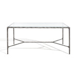 SAFAVIEH Couture Beril Rectangle Metal Coffee Table - 40 In. W x 22 In. D x 18 In. H - 40Wx22Dx18H