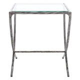 SAFAVIEH Couture Bessy Square Metal Accent Table - 18 In. W x 18 In. D x 20 In. H - 18Wx18Dx20H