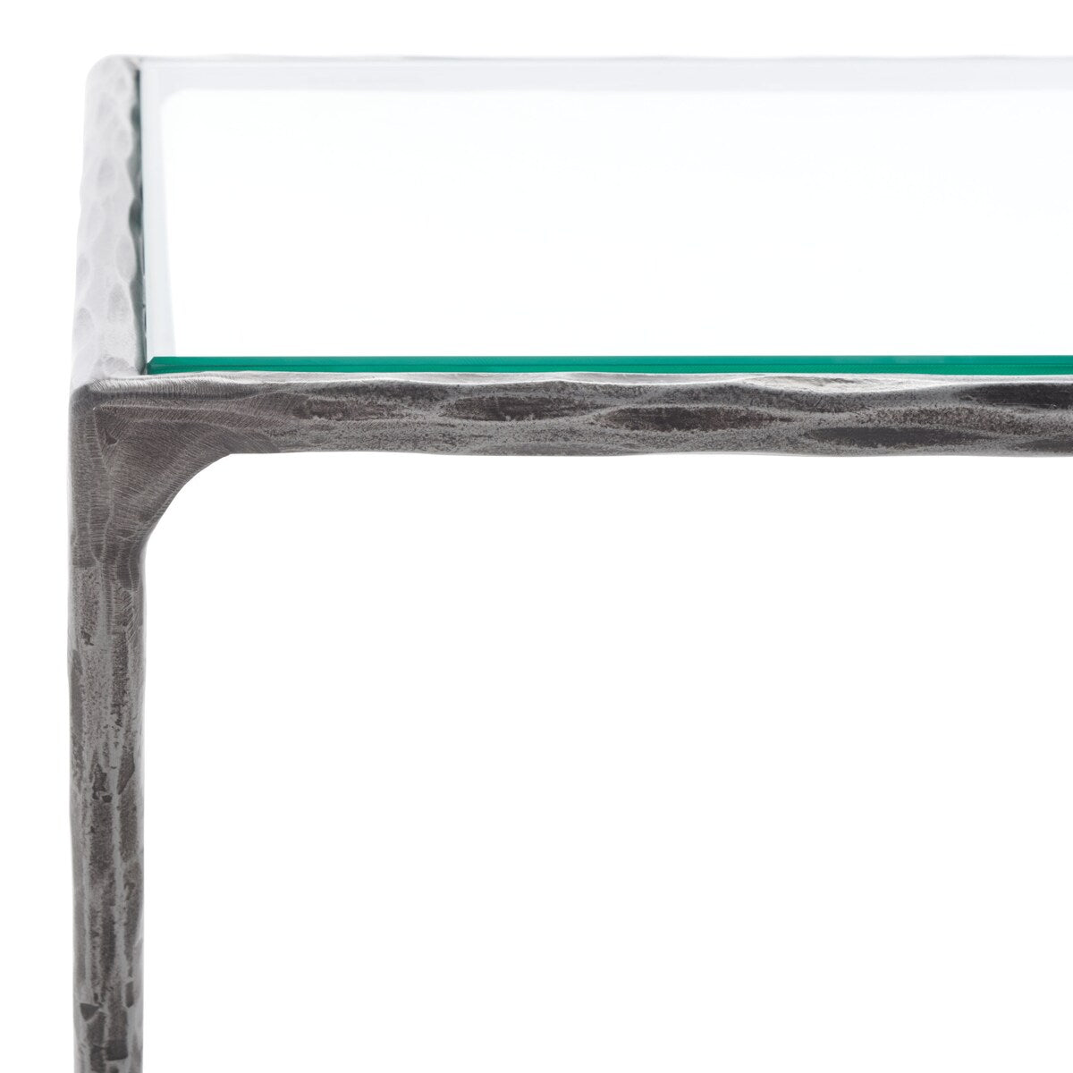 SAFAVIEH Couture Bessy Square Metal Accent Table - 18 In. W x 18 In. D x 20 In. H - 18Wx18Dx20H