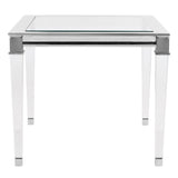 SAFAVIEH Couture Blayne Acrylic Silver End Table - 25Wx25Dx22H