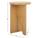 SAFAVIEH Couture Bonaclara Wood 2 Leg Table. - 14Wx14Dx20H