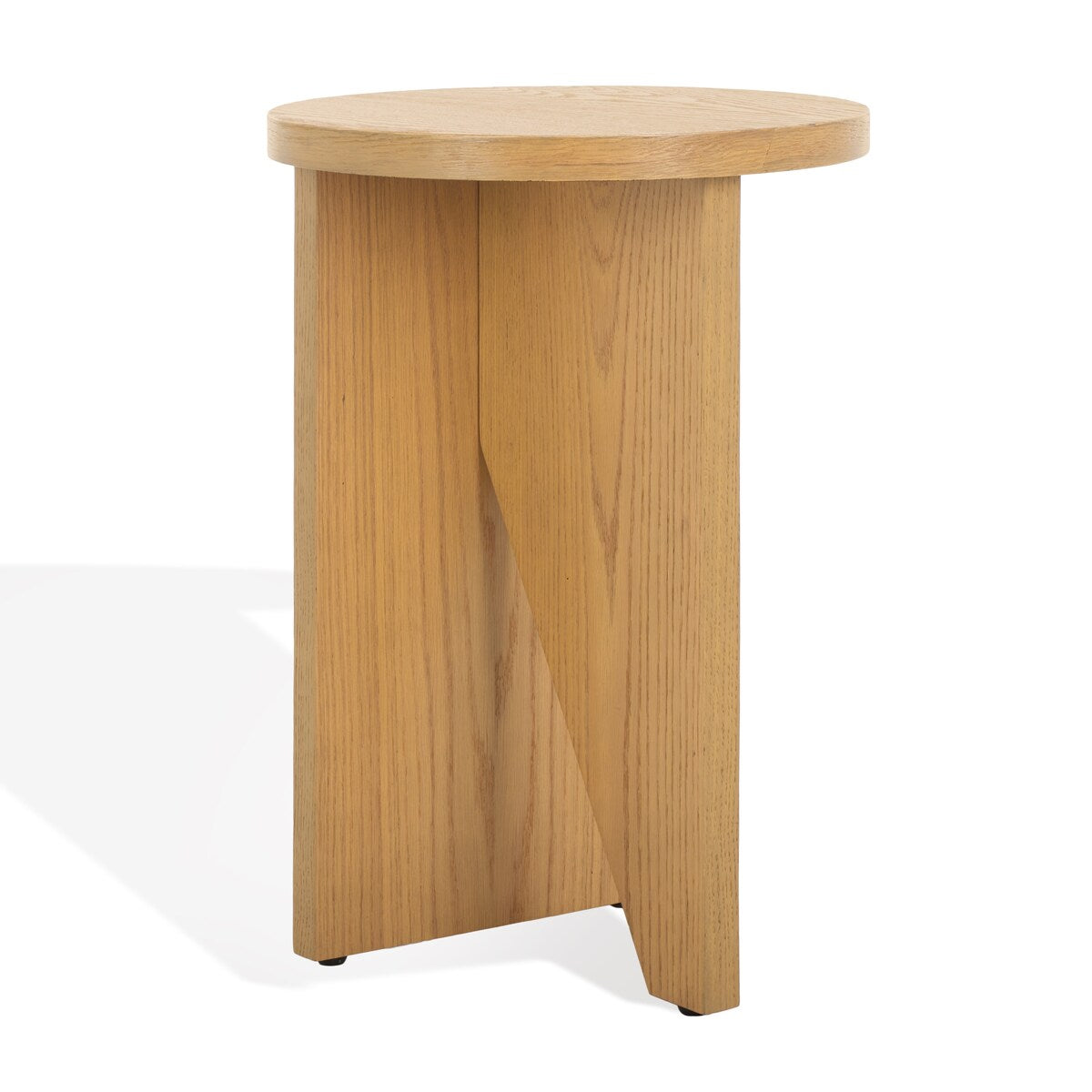 SAFAVIEH Couture Bonaclara Wood 2 Leg Table. - 14Wx14Dx20H