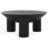 SAFAVIEH Couture Calhoun Round Wood Coffee Table. - 35Wx35Dx16H