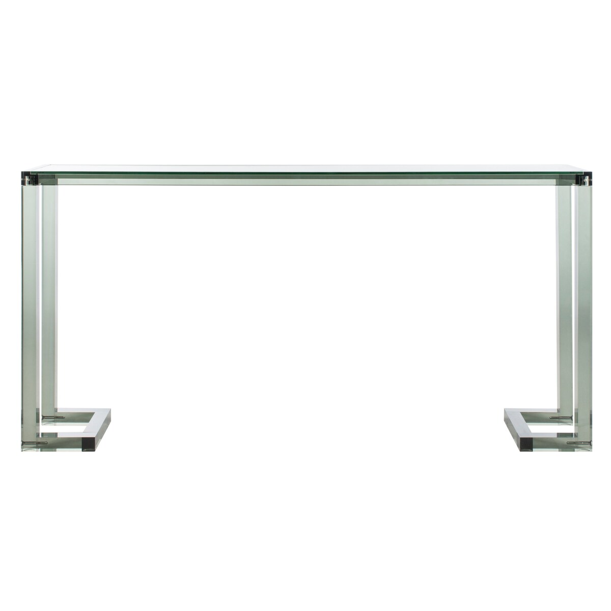 SAFAVIEH Couture Camryn Acrylic Console Table - Clear - 60" W x 10" L x 30" H - 52Wx10Dx30H