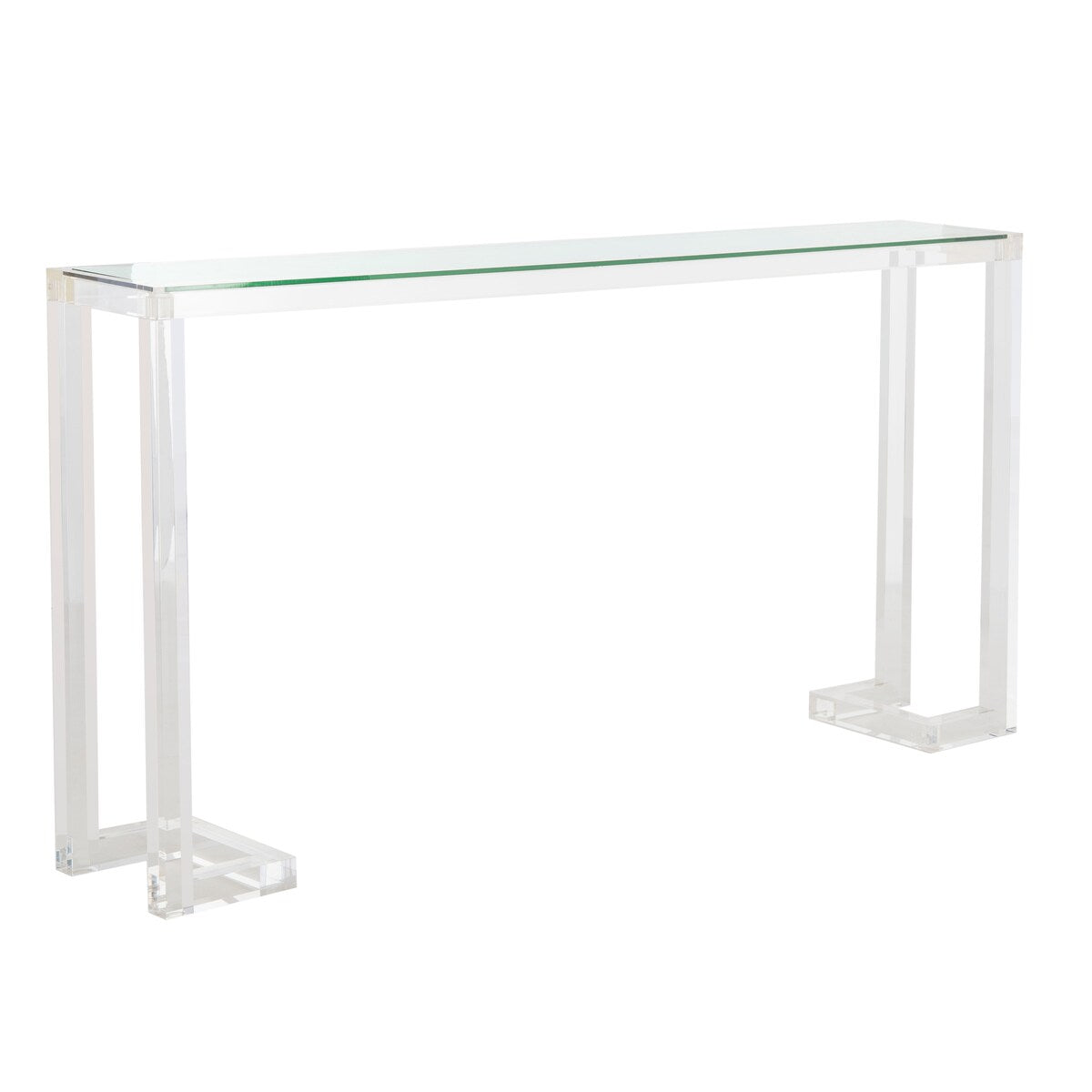 SAFAVIEH Couture Camryn Acrylic Console Table - Clear - 60" W x 10" L x 30" H - 52Wx10Dx30H