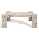 SAFAVIEH Couture Carinne Marble Square Coffee Table - 40 In. W x 40 In. D x 15 In. H - 40Wx40Dx15H