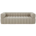 SAFAVIEH Couture Cecelia Channel Tufted Sofa (Fully Assembled) - 90Wx34Dx25H