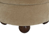 SAFAVIEH Couture Cecelia Round Ottoman