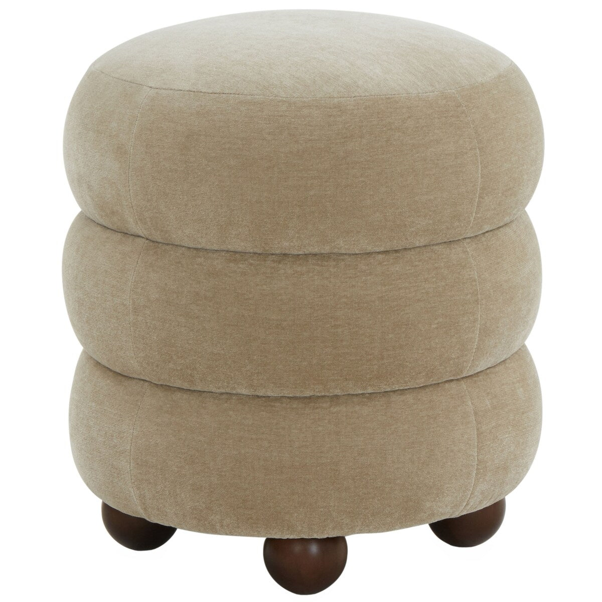 SAFAVIEH Couture Cecelia Round Ottoman