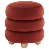 SAFAVIEH Couture Cecelia Round Ottoman