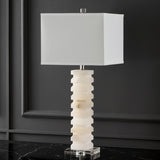 SAFAVIEH Couture Colene Alabasyer Table Lamp - 13 In W x 13 In D x 29 In H - 13Wx13Dx29H