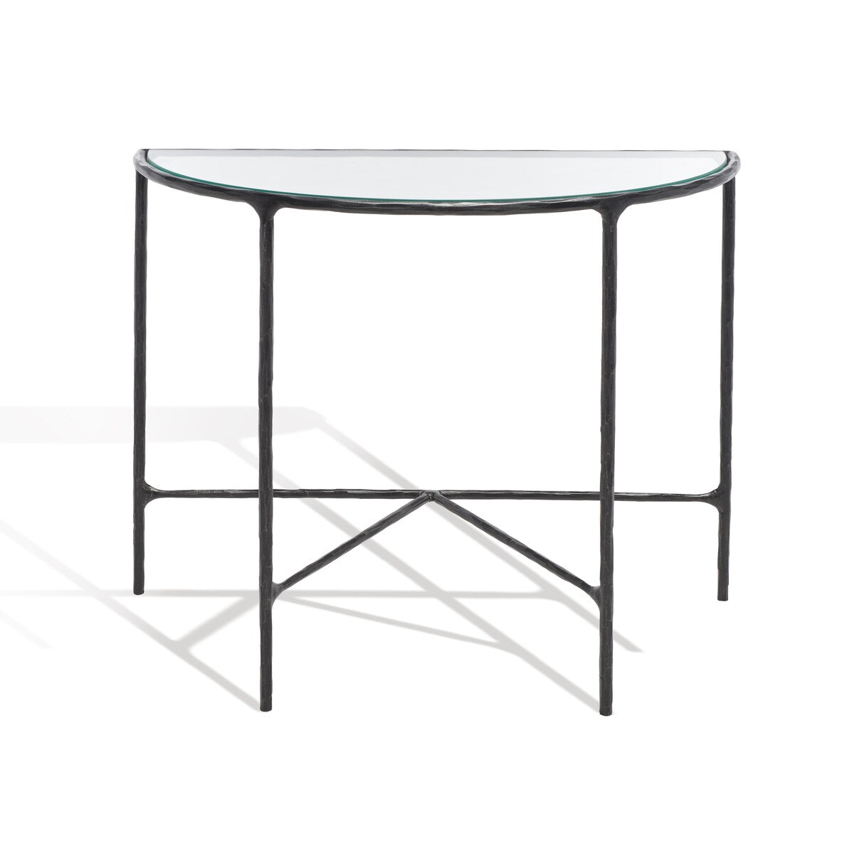 SAFAVIEH Couture Constanca Forged Metal Console Table - 36" W x 18" L x 30" H - 36Wx18Dx30H