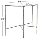 SAFAVIEH Couture Constanca Forged Metal Console Table - 36" W x 18" L x 30" H - 36Wx18Dx30H