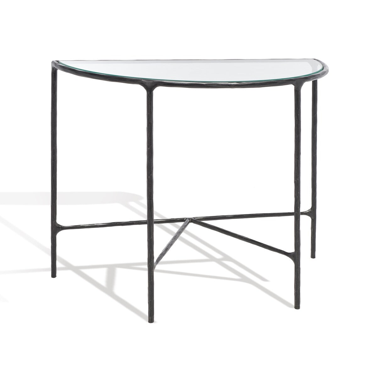 SAFAVIEH Couture Constanca Forged Metal Console Table - 36" W x 18" L x 30" H - 36Wx18Dx30H