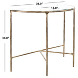 SAFAVIEH Couture Constanca Forged Metal Console Table - 36" W x 18" L x 30" H - 36Wx18Dx30H