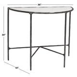 SAFAVIEH Couture Constanca Forged Metal Console Table - 36" W x 18" L x 30" H - 36Wx18Dx30H