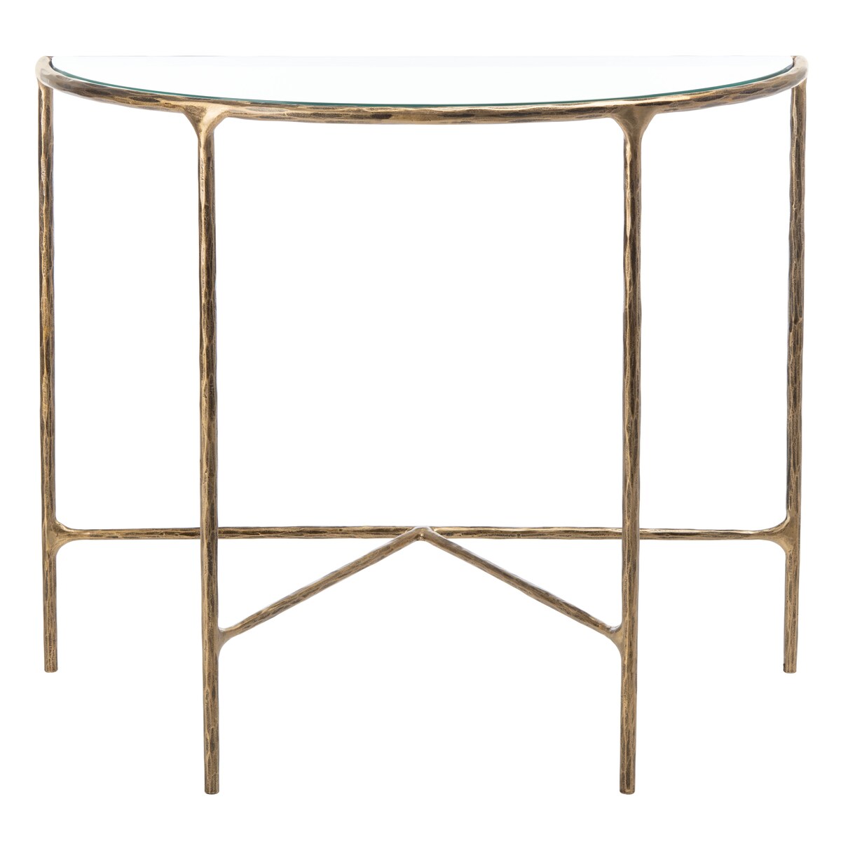 SAFAVIEH Couture Constanca Forged Metal Console Table - 36" W x 18" L x 30" H - 36Wx18Dx30H