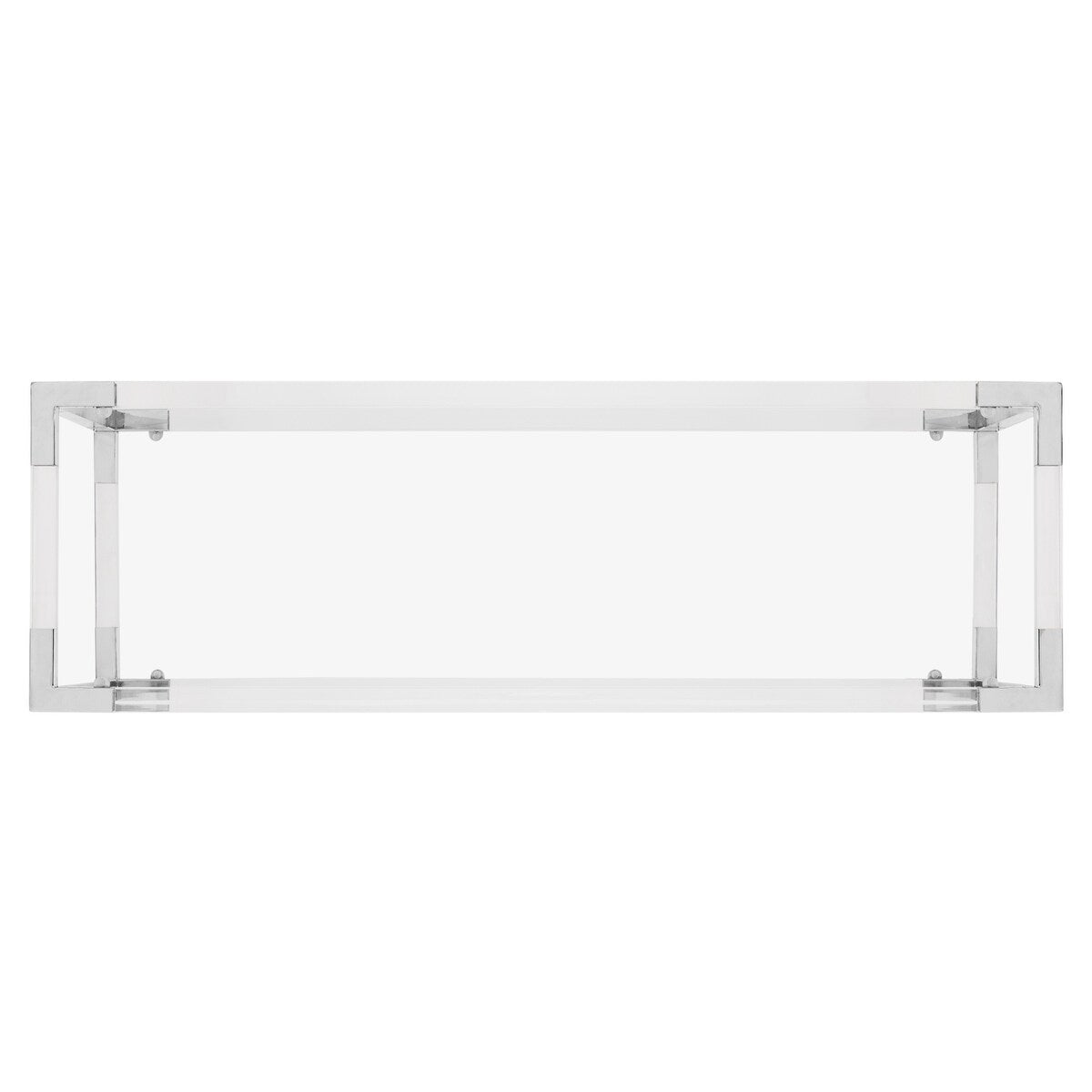 SAFAVIEH Couture Courteney Acrylic Console - 47" W x 15.5" L x 30" H - 47Wx16Dx30H