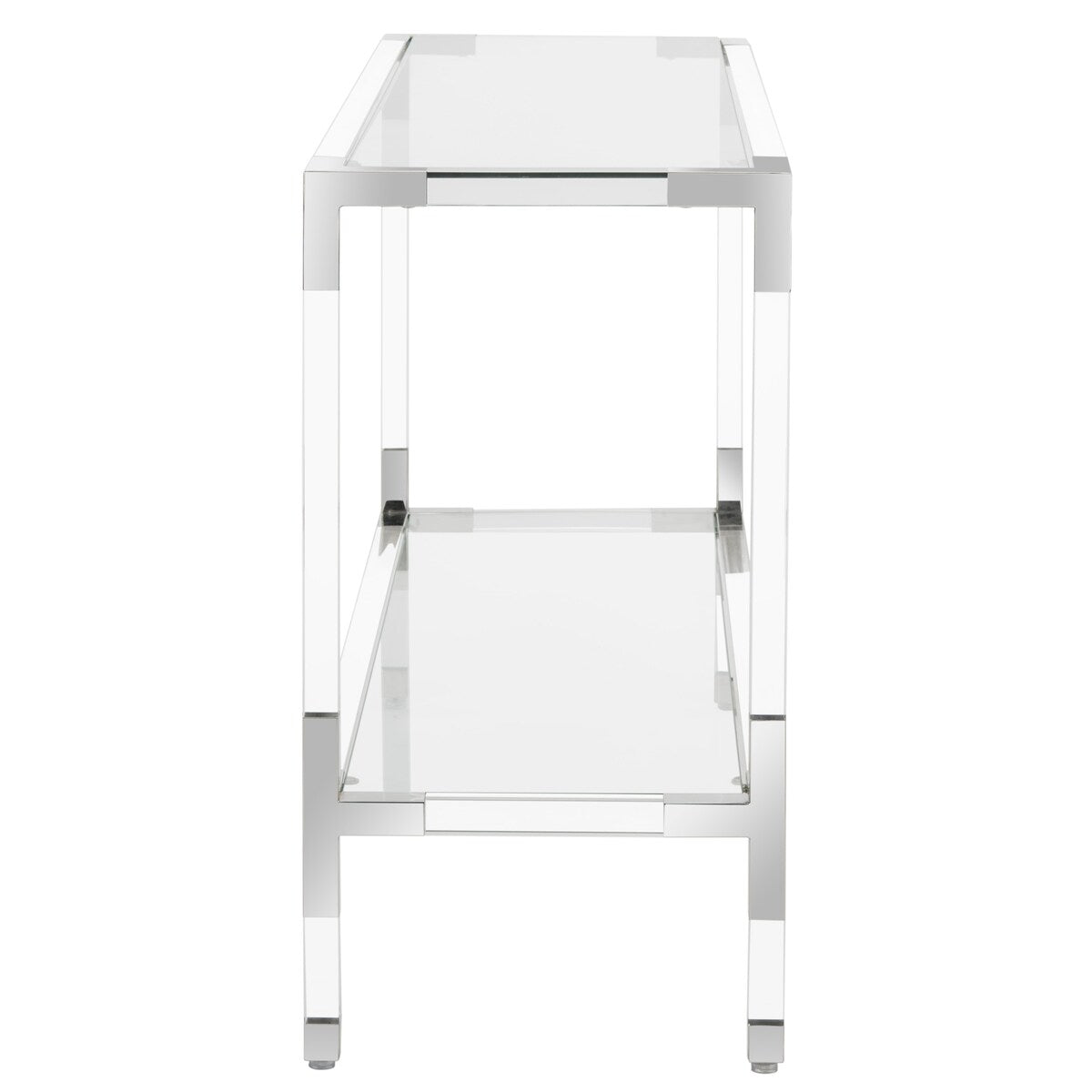 SAFAVIEH Couture Courteney Acrylic Console - 47" W x 15.5" L x 30" H - 47Wx16Dx30H