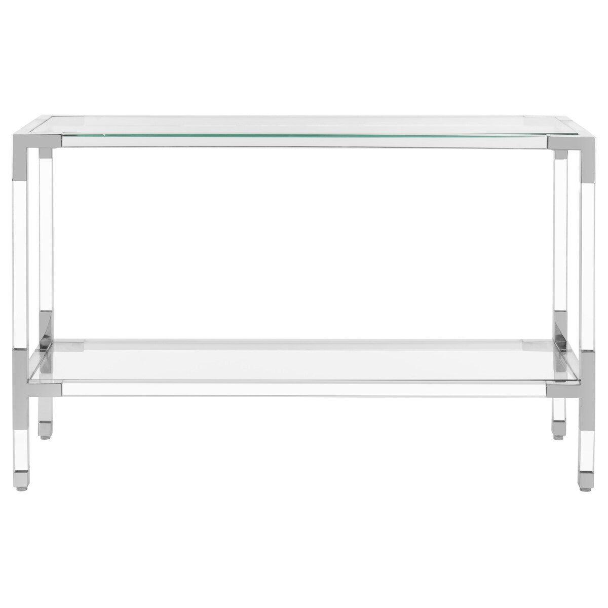 SAFAVIEH Couture Courteney Acrylic Console - 47" W x 15.5" L x 30" H - 47Wx16Dx30H