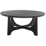 SAFAVIEH Couture Cveta Wood Round Coffee Table - 40 In. W x 40 In. D x 18 In. H - 40Wx40Dx18H