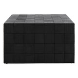 SAFAVIEH Couture Darya Charred Square Block Coffee Table - 30 In. W x 30 In. D x 16 In. H - 30Wx30Dx16H