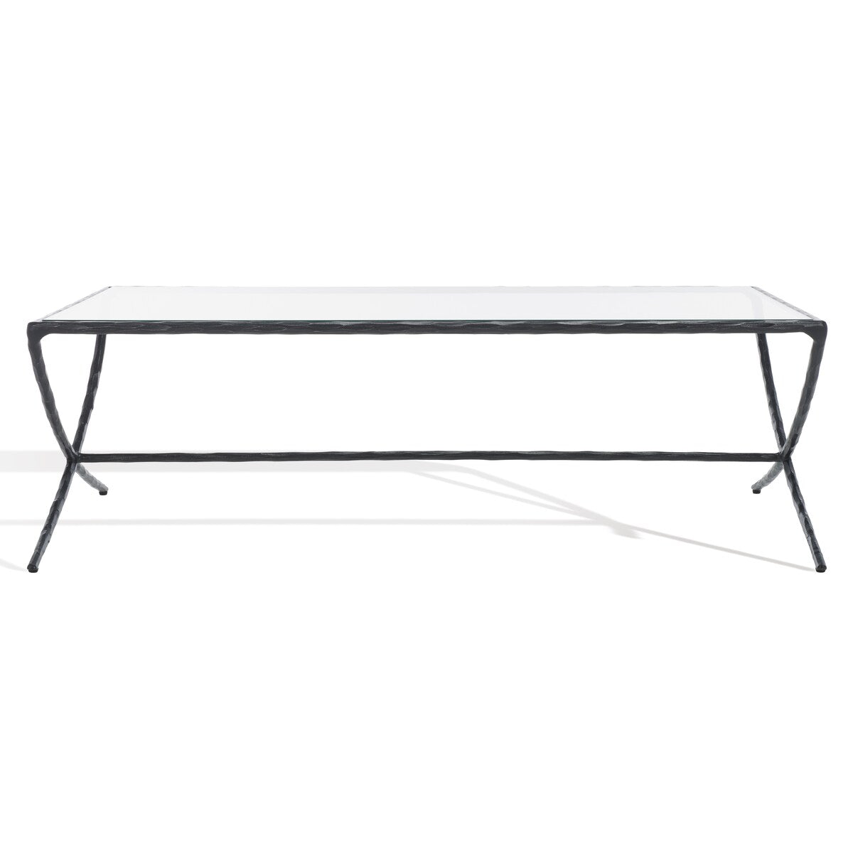 SAFAVIEH Couture Debbie Rectangular Metal Coffee Table - 48Wx28Dx15H