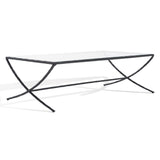 SAFAVIEH Couture Debbie Rectangular Metal Coffee Table - 48Wx28Dx15H