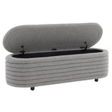 SAFAVIEH Couture Denissa Contemporary Oval Storage Bench