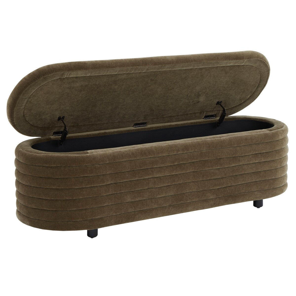 SAFAVIEH Couture Denissa Contemporary Oval Storage Bench