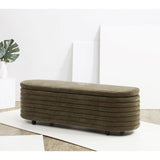 SAFAVIEH Couture Denissa Contemporary Oval Storage Bench