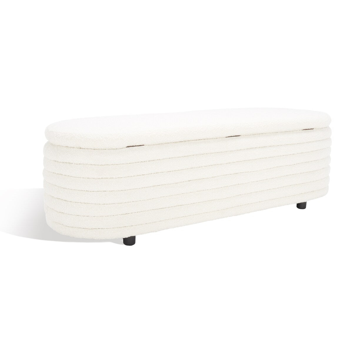 SAFAVIEH Couture Denissa Contemporary Oval Storage Bench