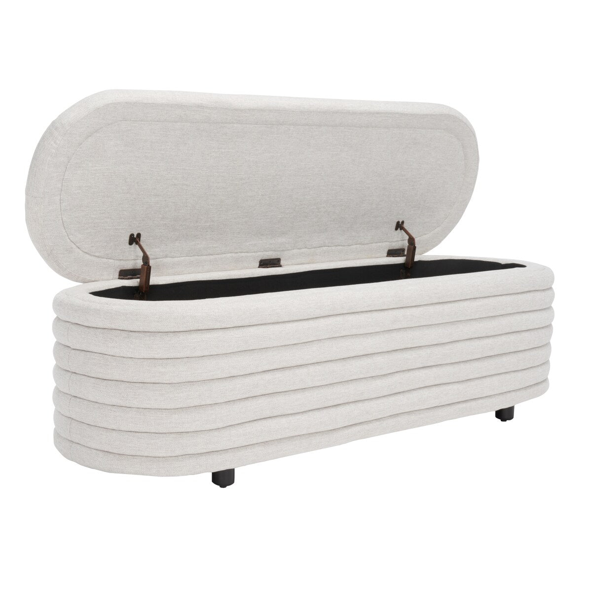 SAFAVIEH Couture Denissa Contemporary Oval Storage Bench