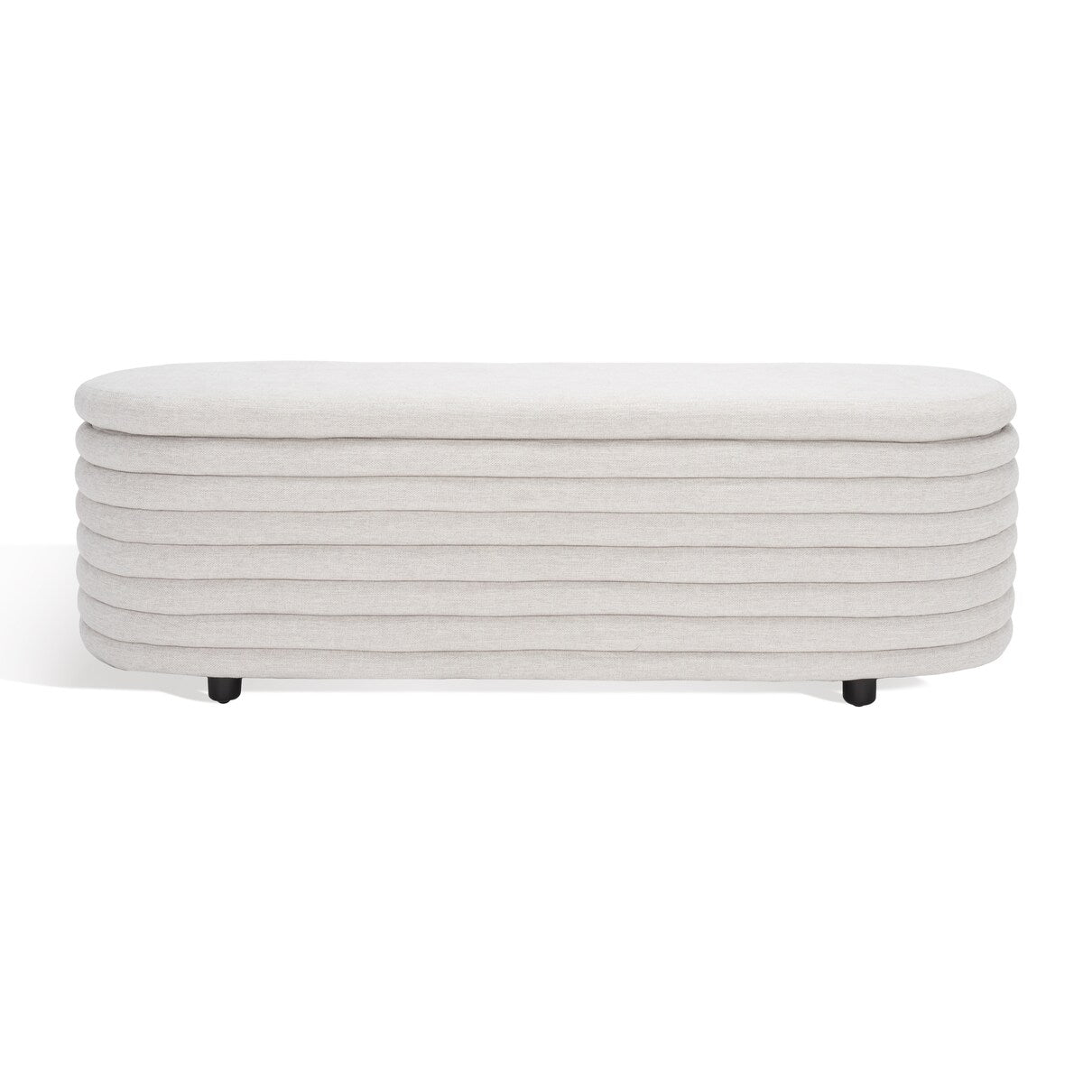 SAFAVIEH Couture Denissa Contemporary Oval Storage Bench