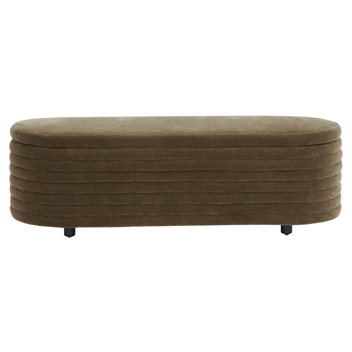 SAFAVIEH Couture Denissa Contemporary Oval Storage Bench