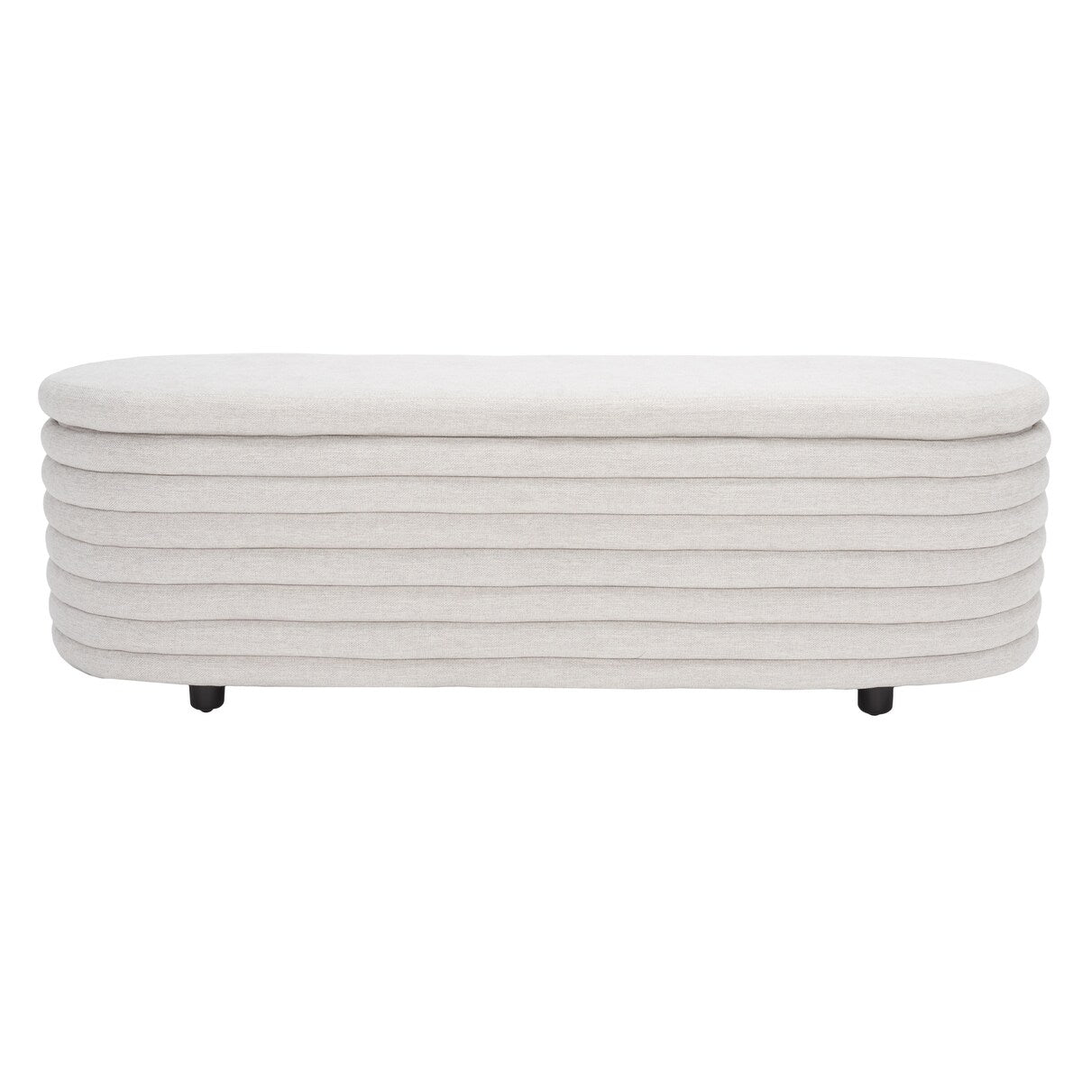 SAFAVIEH Couture Denissa Contemporary Oval Storage Bench