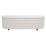 SAFAVIEH Couture Denissa Contemporary Oval Storage Bench