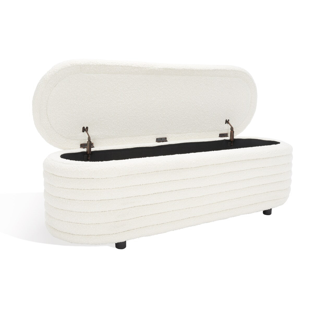 SAFAVIEH Couture Denissa Contemporary Oval Storage Bench