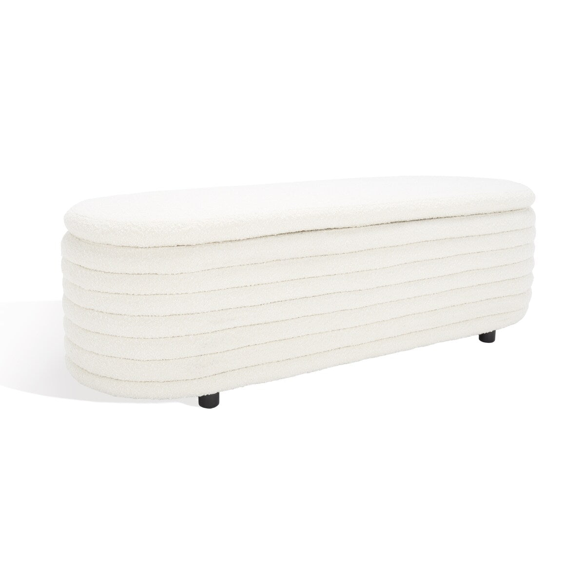 SAFAVIEH Couture Denissa Contemporary Oval Storage Bench