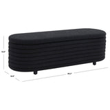 SAFAVIEH Couture Denissa Contemporary Oval Storage Bench