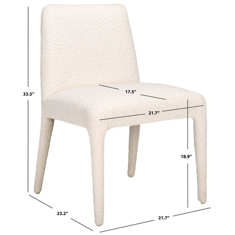 SAFAVIEH Couture Derrick Boucle 19-inch Dining Chair [SET of 2] - 22Wx23Dx34H