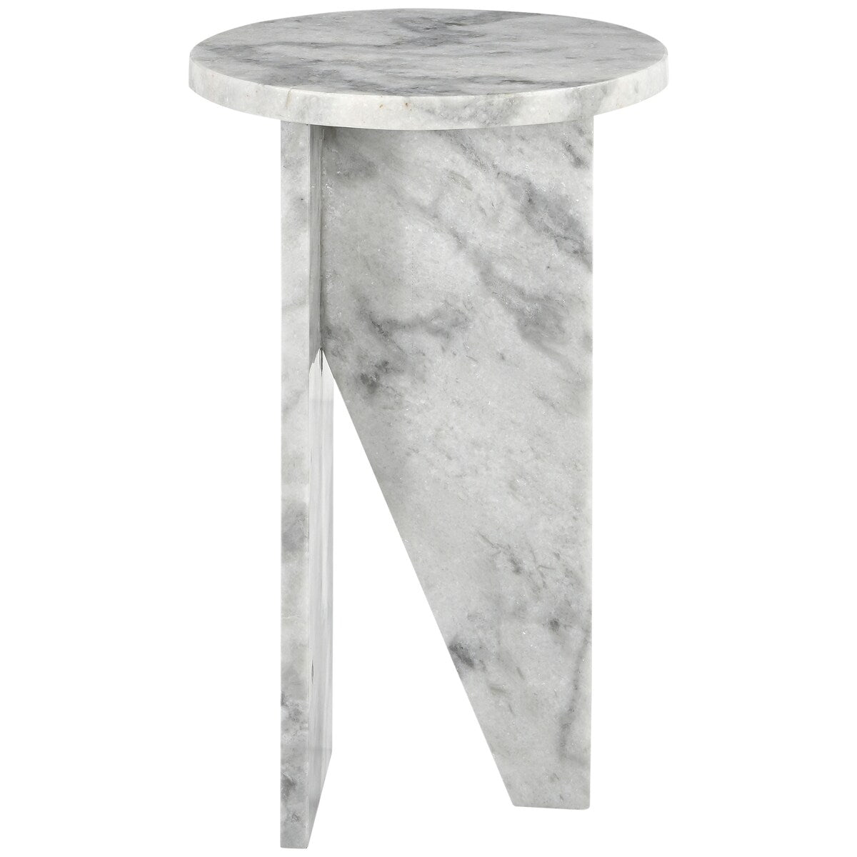 SAFAVIEH Couture Devlin Marble Drink Table - 12Wx12Dx20H