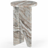 SAFAVIEH Couture Devlin Marble Drink Table - 12Wx12Dx20H